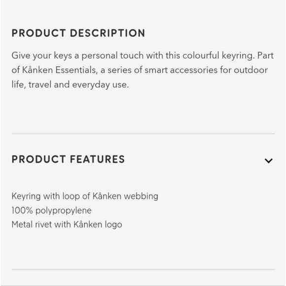 Fjallraven Kånken warm yellow Keyring NWT - Picture 4 of 8